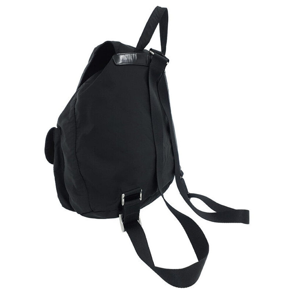 Prada Daybag Two Tessuto Backpack Black Pocket Rucksack